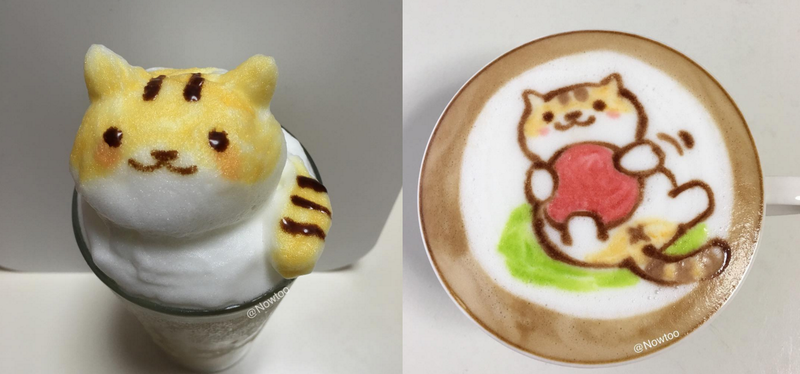 Illustration for article titled These Neko Atsume: Kitty Collector lattes are far too adorable to drink